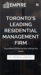 Mobile Screenshot of empiremanagement.ca